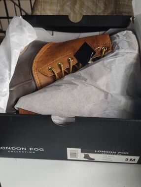 London Fog Men’s Cognac Chukka Boots